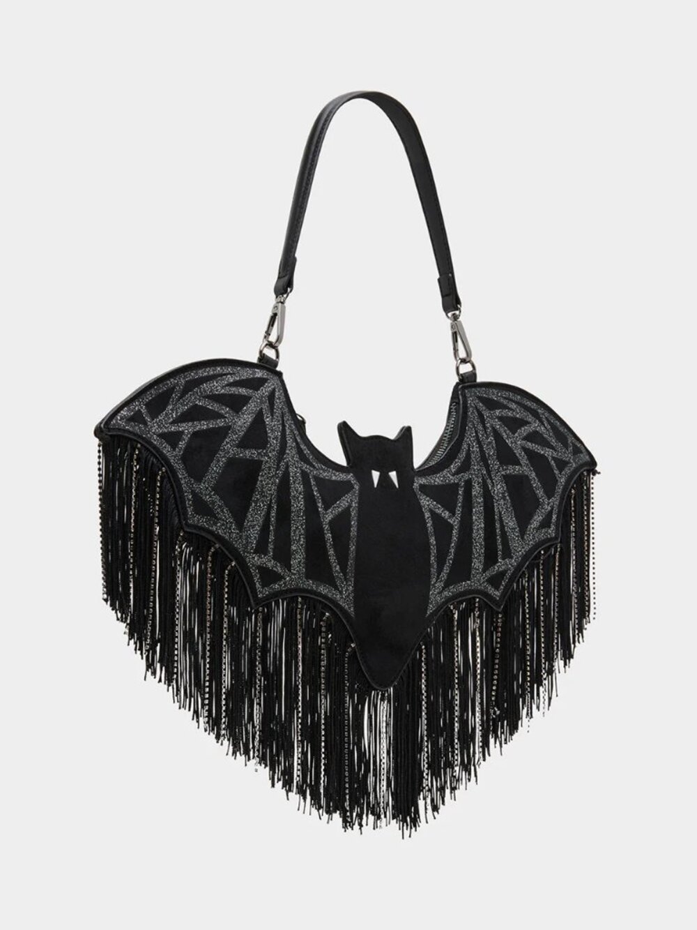 Betsey Johnson Kitsch Wingin' It Black Bat Shoulder Bag NWT Holiday 2026 - Picture 5 of 15